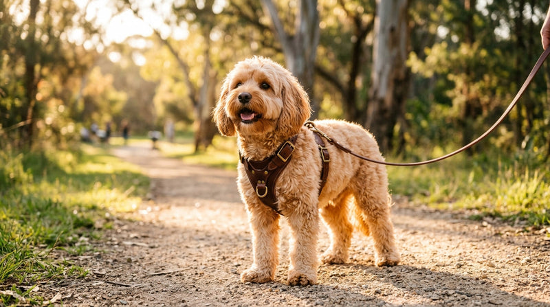 The Hidden Harm of Polyester Harnesses: What the Science Says About Synthetic Webbing, Canine Biomechanics & Landfill Waste