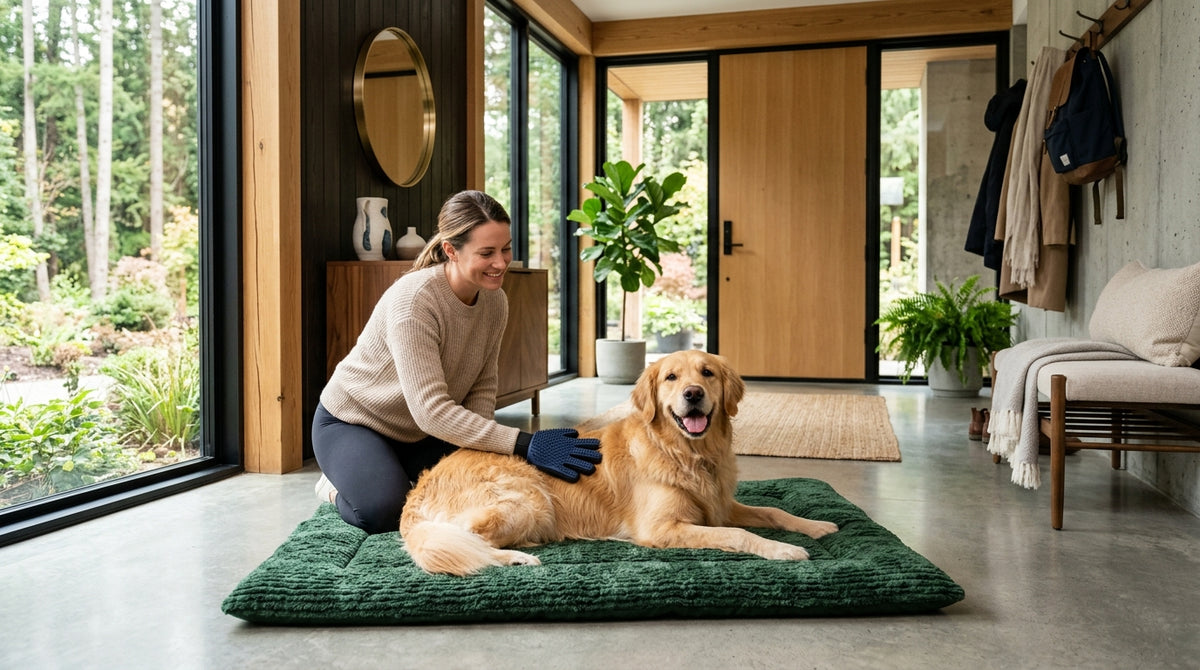 Mastering the Muddy Paw Season: Chenille Mats, Grooming Gloves & Post-Walk Care