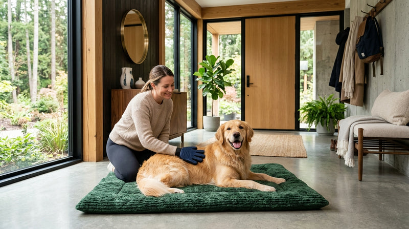 Mastering the Muddy Paw Season: Chenille Mats, Grooming Gloves & Post-Walk Care