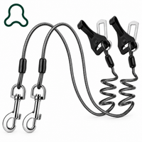 ThistlePets Heavy-Duty Dog Seat Belt & Bungee Leash