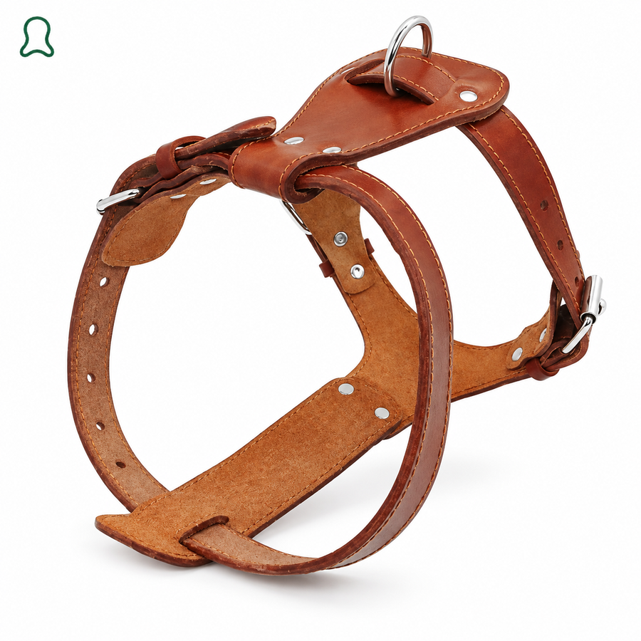 ThistlePets Step-In Leather Harness