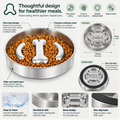 ThistlePets Stainless Steel Slow Feeder