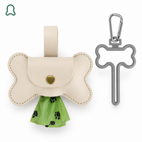 ThistlePets Leather Waste Bag Dispenser