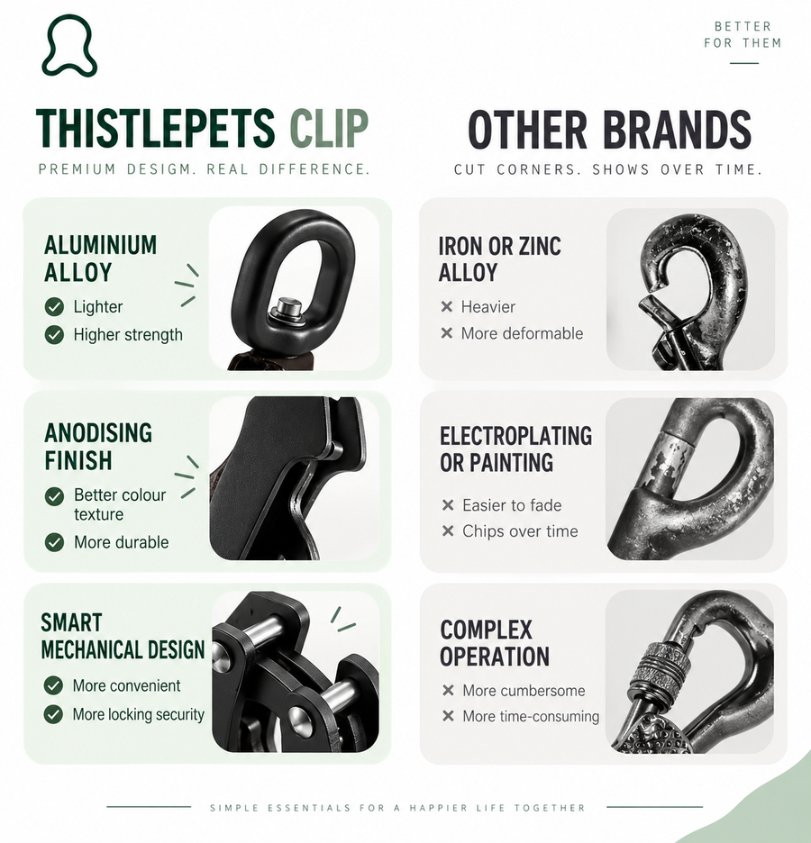 ThistlePets Leather Leash