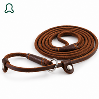 ThistlePets Leather Slip Lead