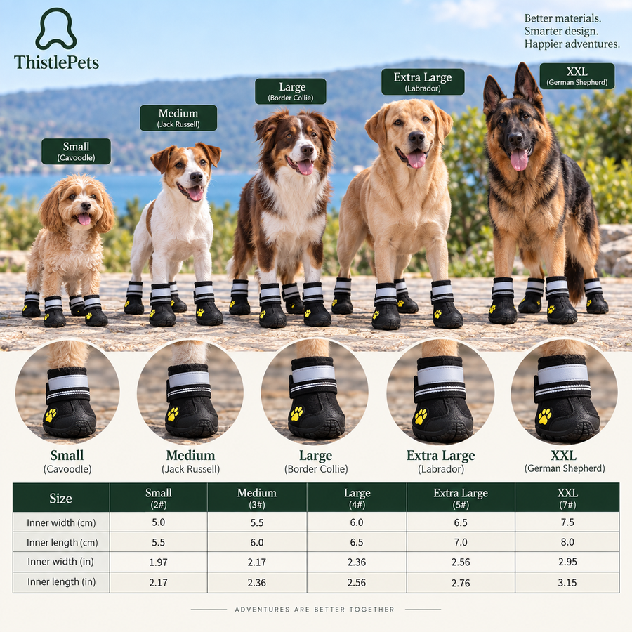 ThistlePets All-Weather Dog Boots