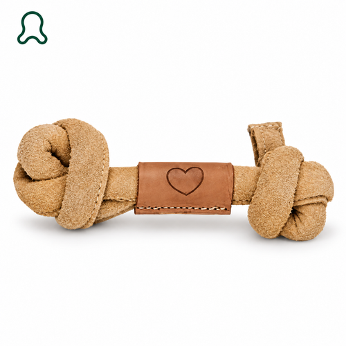 ThistlePets Knotted Leather Chew